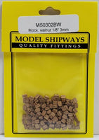 Model Shipways - 1/8" (3mm) Walnut Single Sheave Block 150 pcs - 302BW - MPM Hobbies