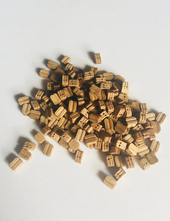 Model Shipways - 3/16" (5mm) Walnut Double Sheave Block 150 pcs - 310BW - MPM Hobbies
