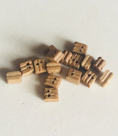 Model Shipways - 1/8" (3mm) Walnut Double Sheave Block 30 pcs - 308 - MPM Hobbies