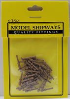 Model Shipways - 9/16" (14mm) Walnut Belaying Pin 40 pcs - 380 - MPM Hobbies