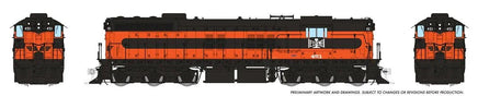 HO Rapido EMD SD7 (DC/Silent): Bessemer & Lake Erie: #451 - 50201