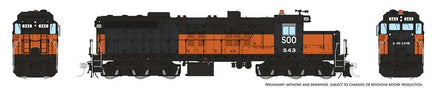 HO Rapido EMD SD10 (DC/Silent): SOO Line: #543 - 50236