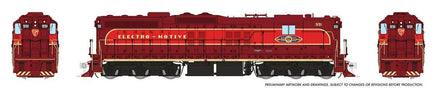 HO Rapido EMD SD7 (DC/Silent): EMD Demonstrator: #991 - 50209
