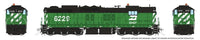 HO Rapido EMD SD9 (DC/DCC/Sound): Burlington Northern: #6229 - 50627