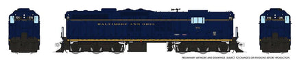 HO Rapido EMD SD9 (DC/DCC/Sound): Baltimore & Ohio: #771 - 50617