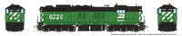 HO Rapido EMD SD9 (DC/DCC/Sound): Burlington Northern: #6226 - 50626