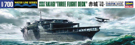 1/700 Hasegawa Water Line Series Aircraft Carrier Akagi "Three Flight Deck" 49220