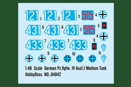 1/48 Hobby Boss German Pzkpfw IV Ausf.J Medium Tank 84842