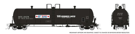 HO Rapido Procor 20k Gal Tank Car: Turbo Resources (CGTX): 6-Pack - 135021 - MPM Hobbies