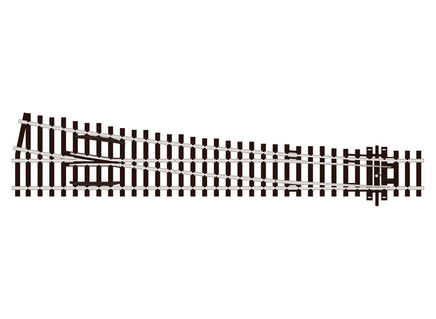 HO Peco SL-89 Turnout Large Radius Left Hand 36402 - MPM Hobbies