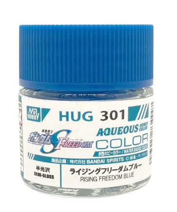 Mr. Hobby Aqueous Hobby Color Gundam Seed Rising Freedom Blue Semi-Gloss (10ml) HUG301