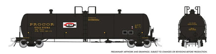 HO Rapido Procor 20k Gal Tank Car: UTLX - As Delivered Split P Logo: 6-Pack #3 - 135023 - MPM Hobbies