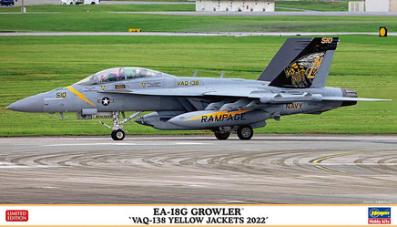 1/72 Hasegawa EA-18G Growler `VAQ-138 Yellow Jackets 2022´ 02461