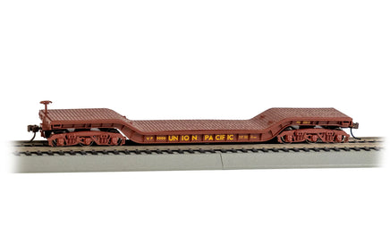 HO Bachmann 52' Center-Depressed Flat Car - #50001 Union Pacific 18338 - MPM Hobbies