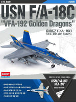 1/72 Academy USN F/A-18C "VFA-192 Golden Dragons" 12564
