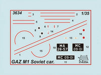 1/35 Zvezda Soviet Car M1 3634