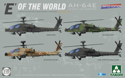 1/35 Takom 'E' of the World AH-64E Attack Helicopter 2603