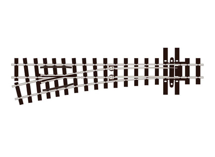HO Peco SL-E496 Turnout (Mainline Sleepers) Medium Radius Left Hand 71229 - MPM Hobbies