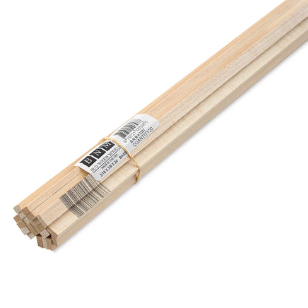 Bud Nosen Basswood Stick 3/16" x 3/8" x 24" (20/pkg) 3357 - MPM Hobbies