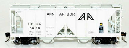 HO Bowser H34 Covered Hopper Ann Arbor Road #3825 - 43245