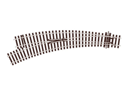 HO Peco SL-U77 Curved Turnout Small Radius Left Hand 37850 - MPM Hobbies