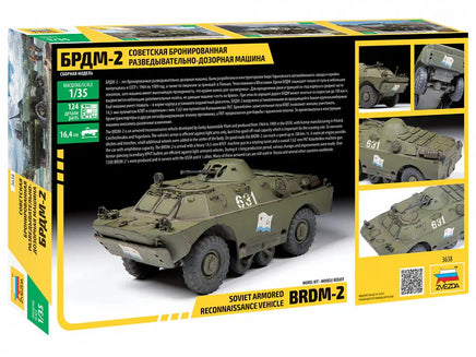 1/35 Zvezda Soviet Armored Reconnaissance Vehicle BDRM-2 3638