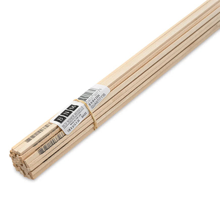 Bud Nosen Basswood Stick 1/8" x 3/16" x 24" (36/pkg) 3254 - MPM Hobbies
