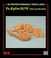 1/35 Ryefield Models 3D Printed Workable Track Links Pz.Kpfw.III/IV Late Production 2014