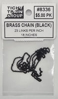 Tichy Train Brass Chain Black 23 LPI 8336