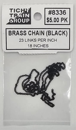 Tichy Train Brass Chain Black 23 LPI 8336