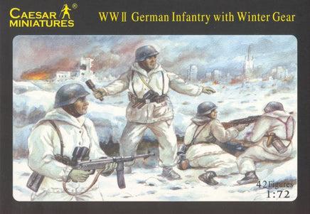 1/72 Pegasus WWII German Infantry in Winter Gear C005