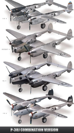 1/48 Academy P-38 Combination Version 12282 - MPM Hobbies