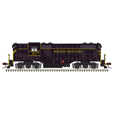 HO Atlas GP7 Gold Western Maryland 23 (Black/Yellow) 10003962