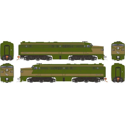 HO Rapido PA-1 + PA-1 (DC/DCC/Sound): CN Demonstrator: #9077 + 9078 - 023544 - MPM Hobbies