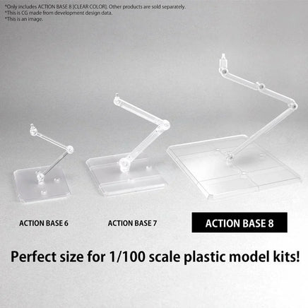 Bandai Action Base 8 Clear 2704773 - MPM Hobbies