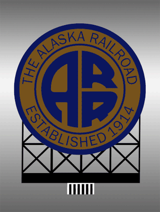 N/HO Miller Engineering Small Alaska Northern Railroad Billboard 44-5052 - MPM Hobbies
