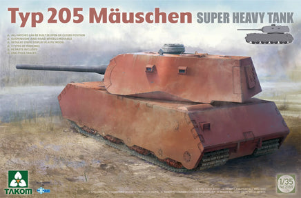 1/35 Takom Typ 205 Mäuschen Super Heavy Tank 2159