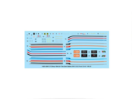 1/25 Revell-Monogram 1957 Chevy Bel Air Two Door Sedan 2'N1 14551 - MPM Hobbies