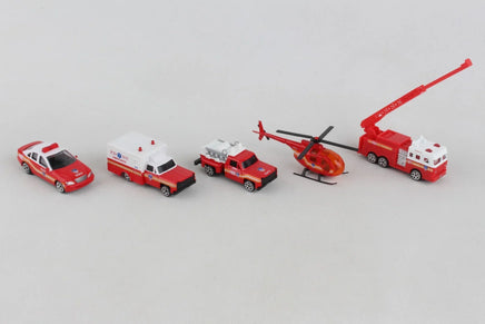 Daron FDNY 5 Piece Vehicle Gift Set - 8750