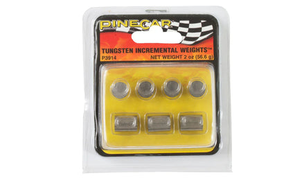 PineCar Tungsten Incremental Weights Cylinder 2 oz. 3914