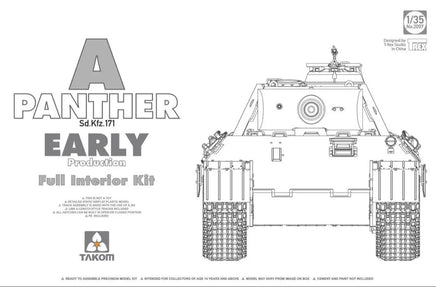 1/35 Takom Panther Ausf. A Early Prod. (Full Interior) 2097