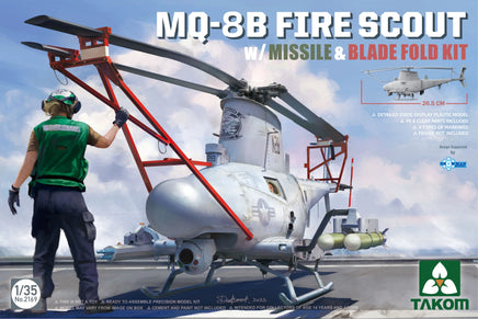 1/35 Takom MQ-8B Fire Scout w/Missile and Blade Fold Kit 2169