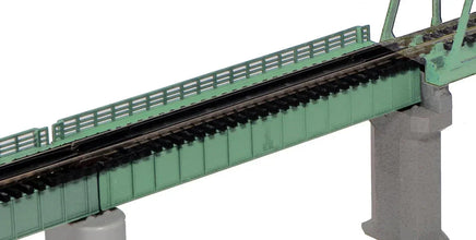 N Kato Single Track Deck Girder Bridge (Light Green) 20459 - MPM Hobbies