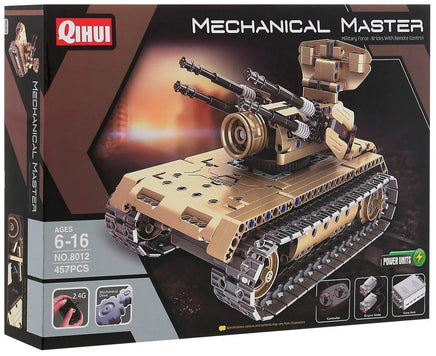 Mechanical Master Tank Militay Force - Bricks with RC (457 pcs) 8012