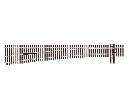 HO Peco SL-U7082 Code 70 No.8 Left Hand Turnout 35542 - MPM Hobbies