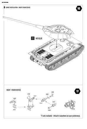 1/35 ModelCollect German E60 ausf.D 12.8cm Tank 35010 - MPM Hobbies