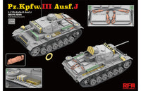 1/35 Ryefield Models Upgrade Solution Series Set for Pz.III Ausf. J 2005