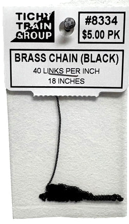 Tichy Train Brass Chain Black 40 LPI 8334