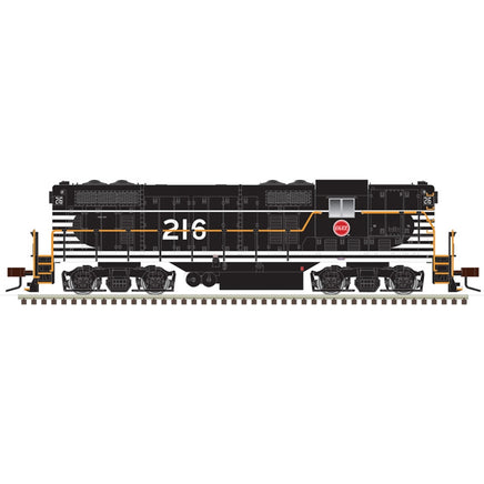 HO Atlas GP7 Gold Missouri Pacific (C&EI Buzzsaw Patch) 216 (Black/White/Orange) - 10003958