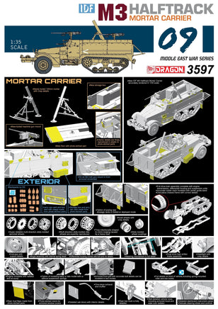 1/35 Dragon Model IDF M3 Mortar Carrier 3597